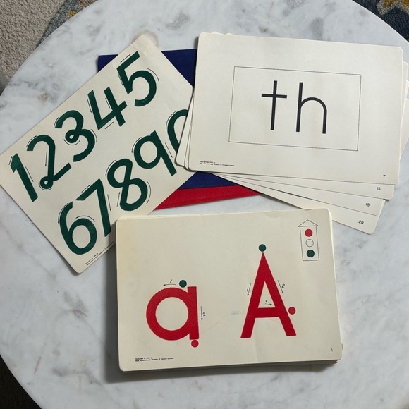 Vintage 1966 Tracing Our Letters kids’ educational letter and number kit - Picture 5 of 6